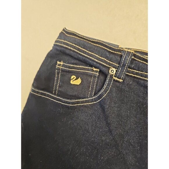 Vintage Y2K Gloria Vanderbilt Blue Straight Leg Retro Jeans 12 Short - Picture 5 of 7